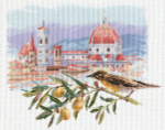 "Под солнцем Тосканы"-1697 канва с рисунком
