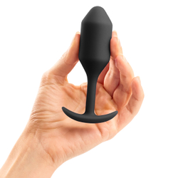 b-Vibe Snug Plug 2 - Анальная пробка для ношения