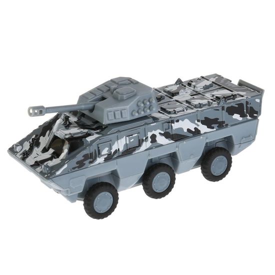 Машина металл БРОНЕВИК, 15 см, дверь, багаж., подвиж. дет., инерц., кор. Технопарк