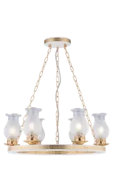 85649/6B WHITE+FGD (1) Люстра