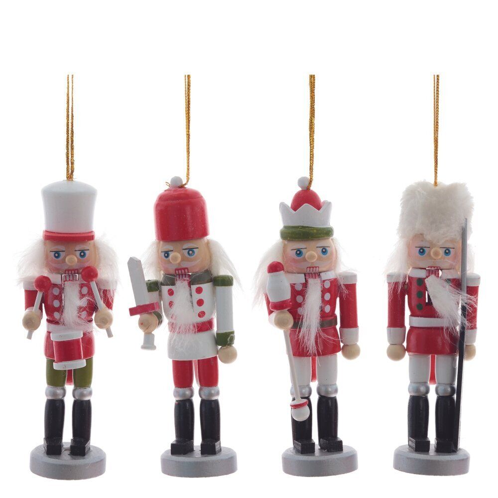 GAEM Набор из 4шт Украшение новогоднее "Щелкунчик", L19 W4 H13,5 см
