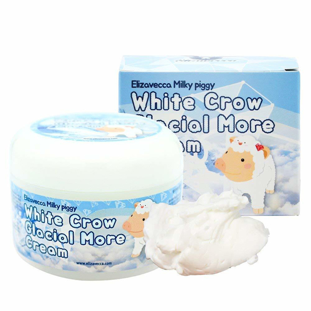 Elizavecca Milky Piggy White Crow Glacial More Cream осветляющий крем-суфле