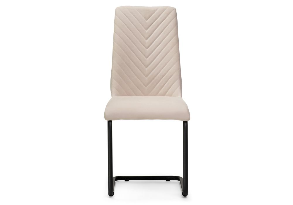 Стул на металлокаркасе Лулла бежевый / черный