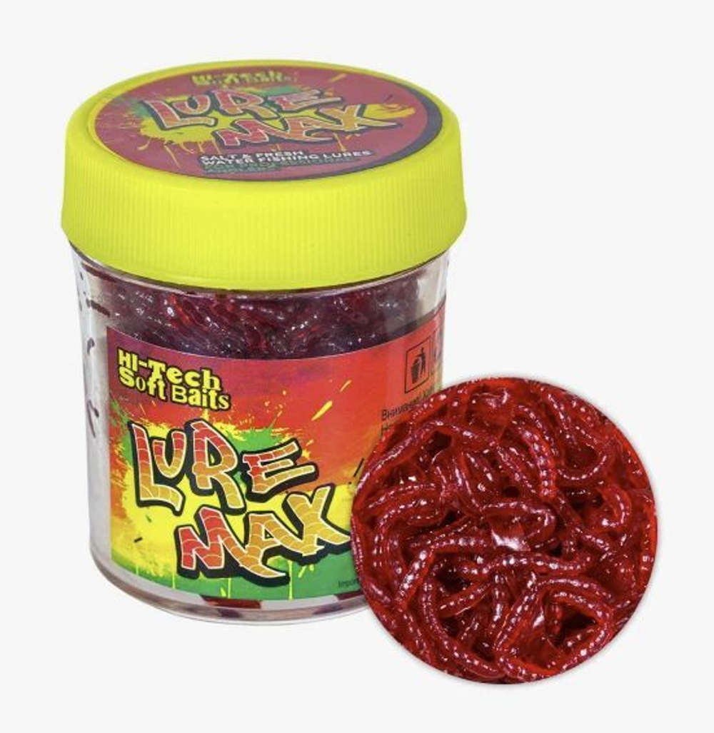 Мягкая приманка (искусственный мотыль) LureMax BLOOD WORM