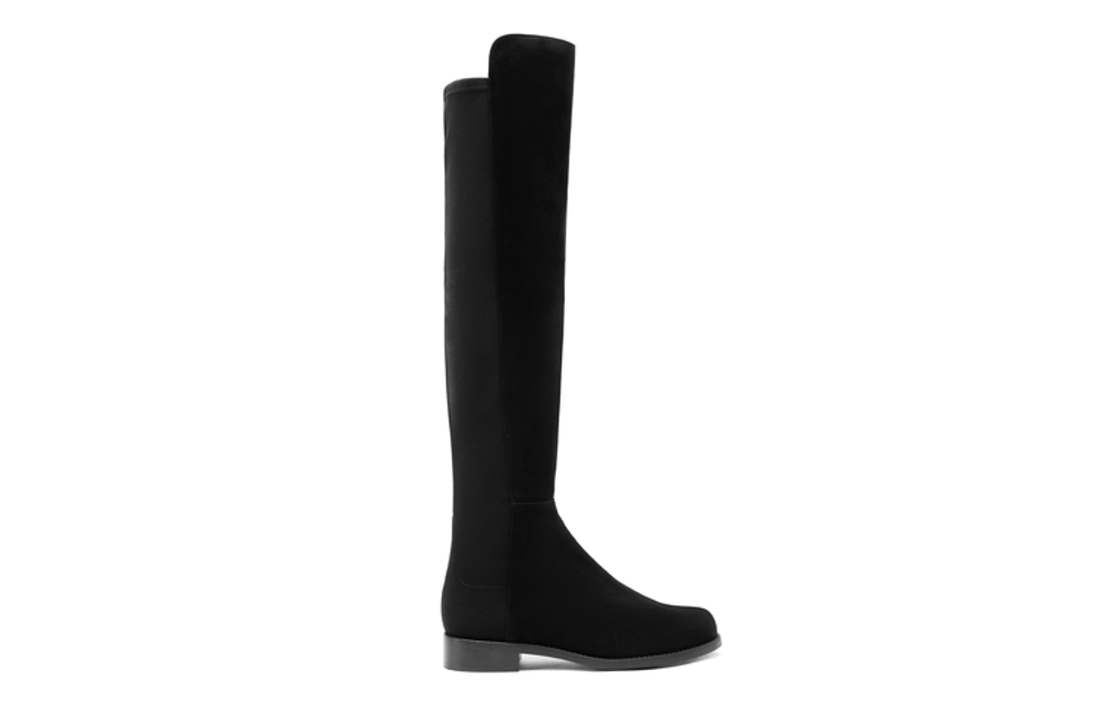 Stuart Weitzman/SW 5050 Leather Over The Knee High Boots Women"s Black