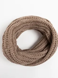 Снуд женский, цвет бежевый, размер 120x33