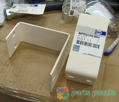 Кронштейн / MOUNTING BRACKET (WATER HEATER) (WHITE) АРТ: MPR0396/WH