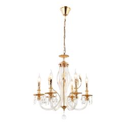 Люстра Rivoli   1020-206 6 х Е14 40 Вт хрусталь классика