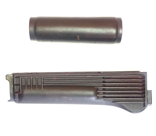 Цевье с накладкой АК пластиковые, цвет слива СССР, с тепловым экраном