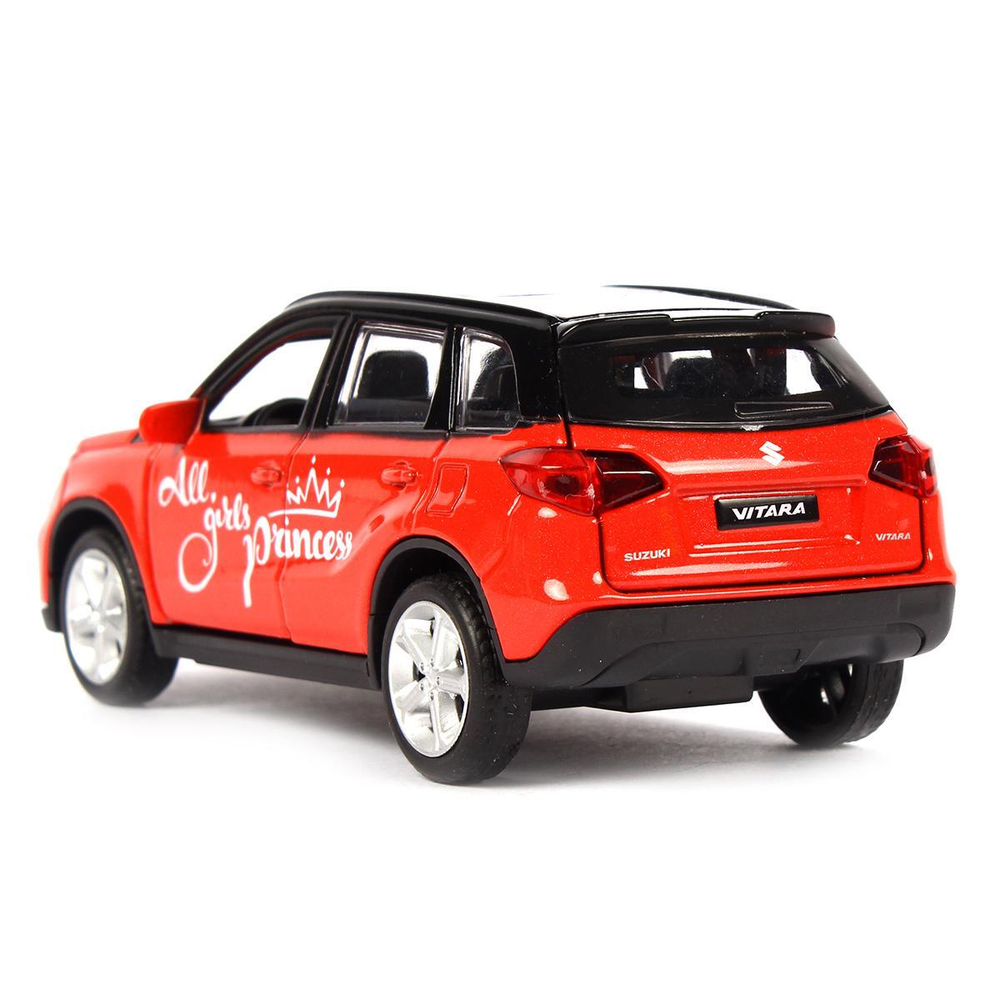 Модель ин. мет. "Suzuki vitara" 12см, двер, баг, красн, коробка VITARA-12GRL-RD (Технопарк)