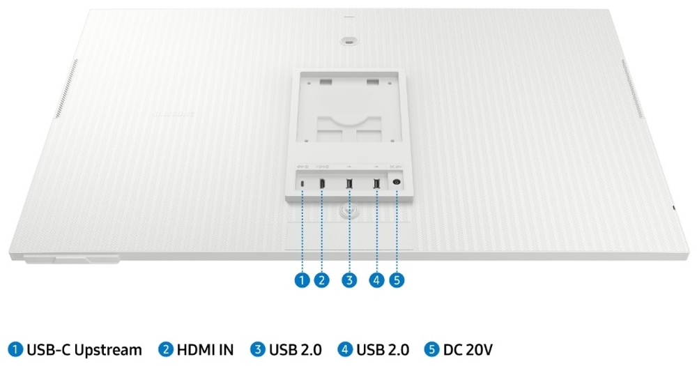 Монитор 32" Samsung LS32DM801UIXCI белый