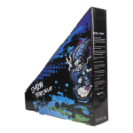 Самокат Алюминий трюковой алюм диски, колеса PU 100, синий, рисунок не микс, с-30834