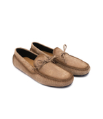 Кожаные мокасины driver_mocc_sdbk BOSS BLACK - бежевый(50511044)