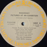 Виниловая пластинка Мусоргский - Картинки с выставки / Равель - Вальс LP