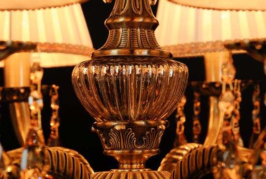 Подвесная люстра Abrasax L.8110-8BR CRISTAL-SHADE