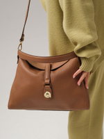 Кожаная сумка Azaro 30956 орех