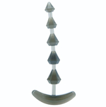 Дымчатая анальная цепочка PLIABLE PROBE - 15 см. (Цвет: дымчатый)