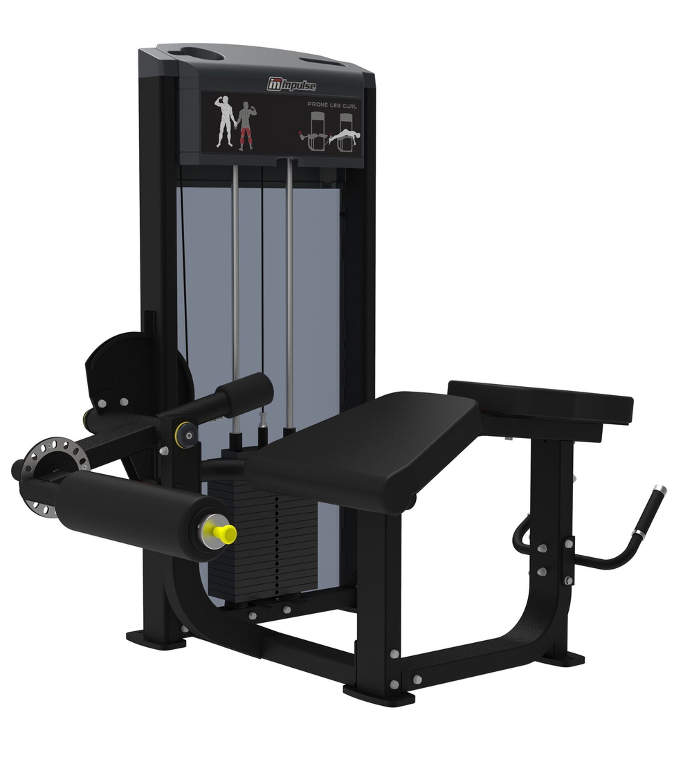 Impulse IF9321 сгибание ног лежа, профессиональный тренажер