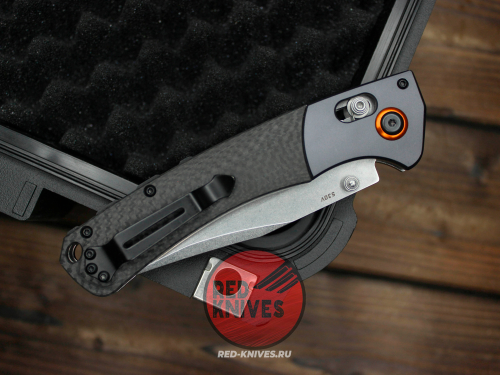 Нож Benchmade Crooked River Carbon A+++ GRAY