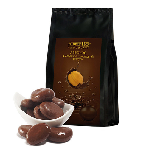 Абрикос в молочной шоколадной глазури РЧК AlbertHof 500г
