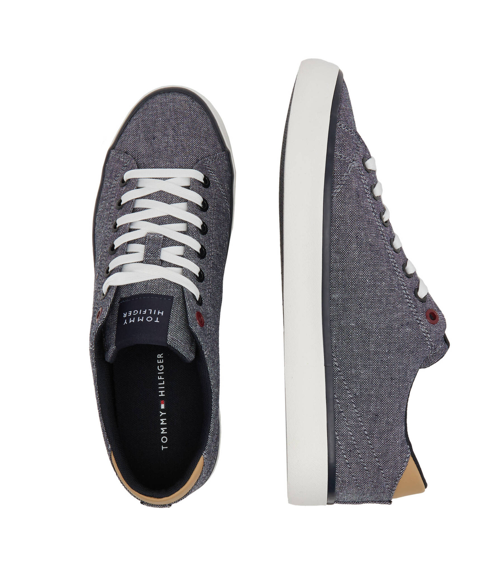 Кроссовки TH HI VULC LOW CHAMBRAY Tommy Hilfiger - темно-синий(FM0FM04945)