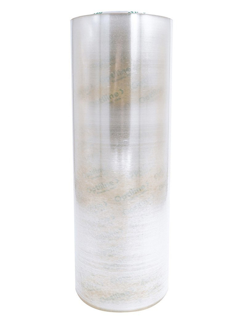 Пленка пищевая Optiline, ПВХ, 9 мкм, 380 мм, 900 метров в рулоне, желтая