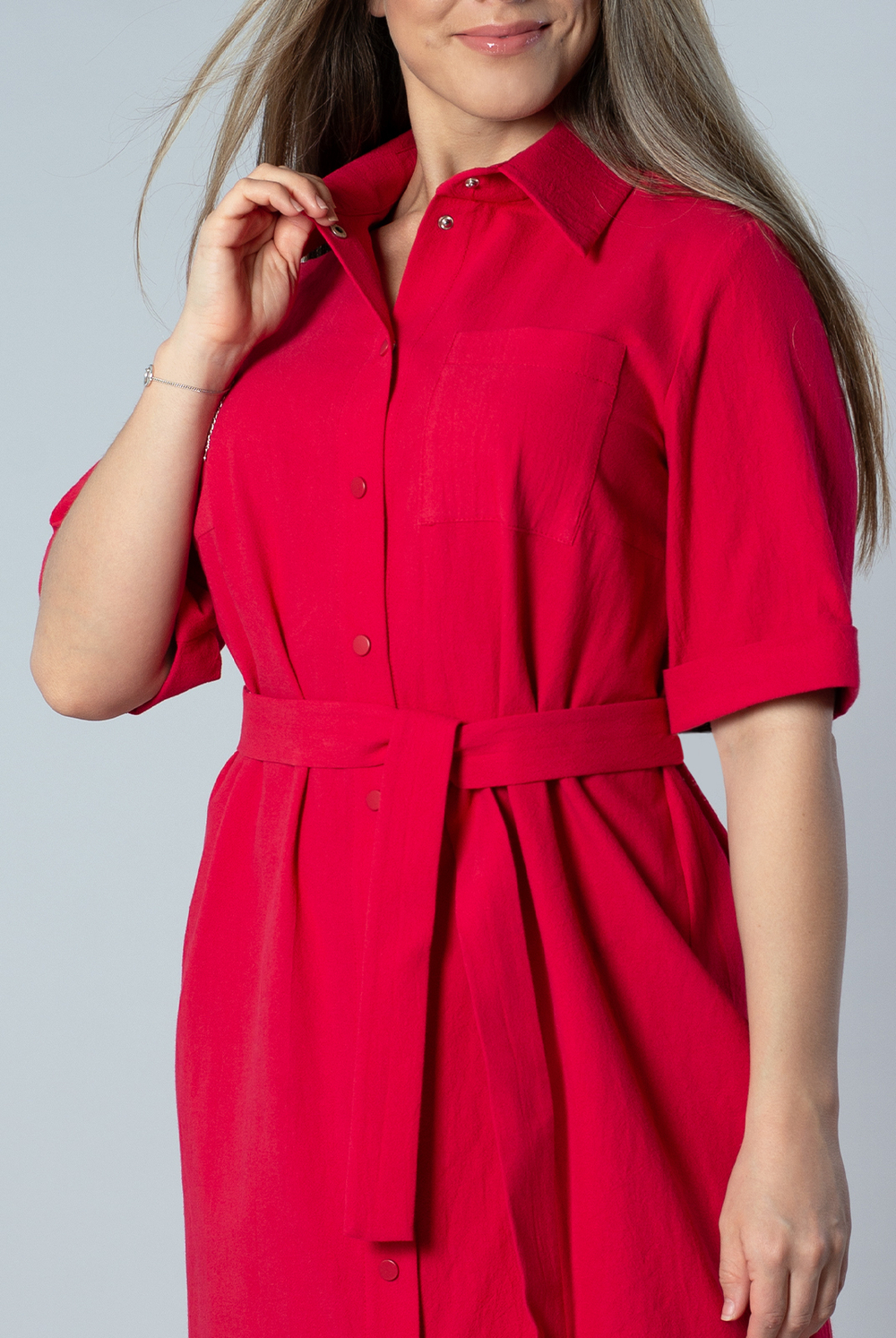 Платье женское 4312зп, красный #467Кр054312зп