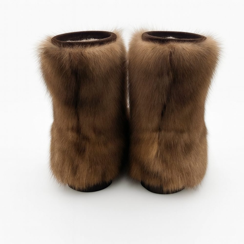 Унты короткие женские из соболя