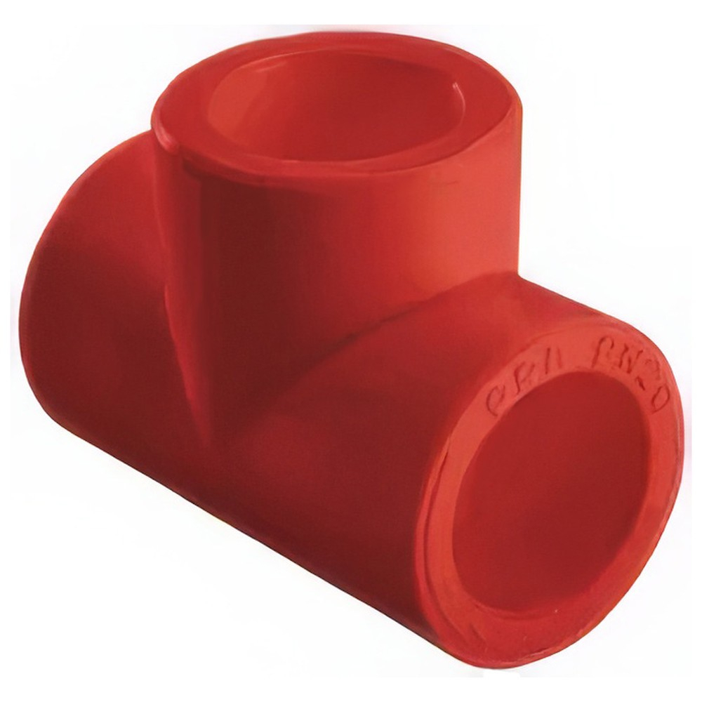 Тройник ПП AntiFire D63х63х63 Red