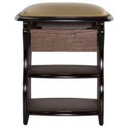 Табурет с ящиком Марта темно-бежевый