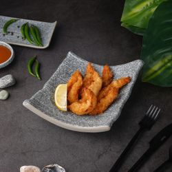 Блюдо прямоугольное 19*17 см h6,8 см Side Up4 Stone Untouched Taiga P.L. Proff Cuisine [1]