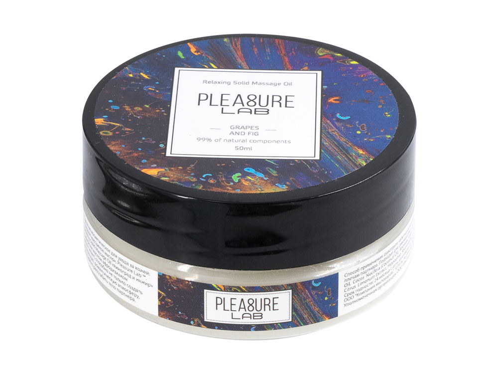 Твердое массажное масло Pleasure Lab Relaxing виноград и инжир 50 мл 1031-01Lab