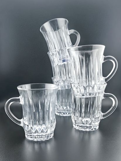 Набор кружек 6 шт. 200 мл. стекло