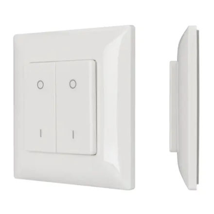 Панель SMART-P47-DIM-P-SUF (3V, 2 зоны, Knob, 2.4G) (Arlight, Пластик) 028301