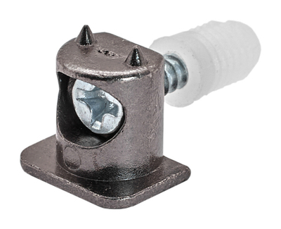 Jinio J9-8 Полкодержатель с квадратным основанием черный никель