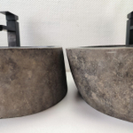 Раковина из речного камня RS63828 54*38*15 2шт 0126