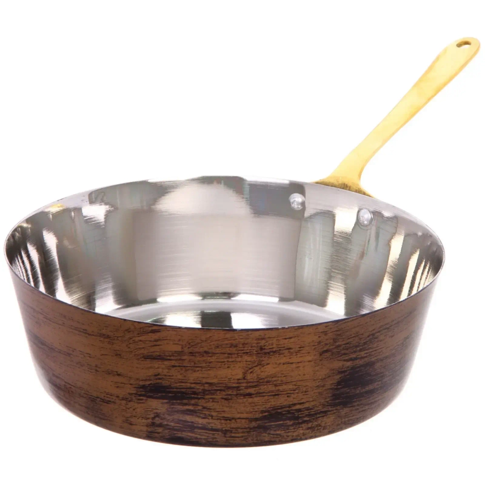 Ковш из нержавеющей стали для соуса 1,2л 20см цвет Антик