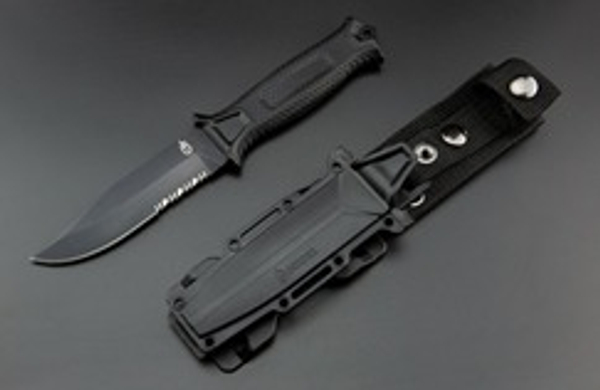 Нож туристический с фиксированным клинком Asila GB1 черный