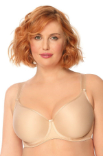 Бюстгальтер Anna с гладкой гибридной чашкой plus size (Размер: 100E) (Цвет: черный)