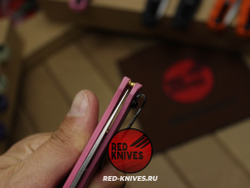 Нож Benchmade 535 Bugout G10 A+++ - розовый рук., сатин клинок RK/Н47