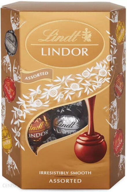 Шоколадные конфеты Линдт Lindt Lindor Assoried Pralines 200г. (598руб./шт.) (8шт./кор.) (Швейцария) ООО ГЛОБАЛ