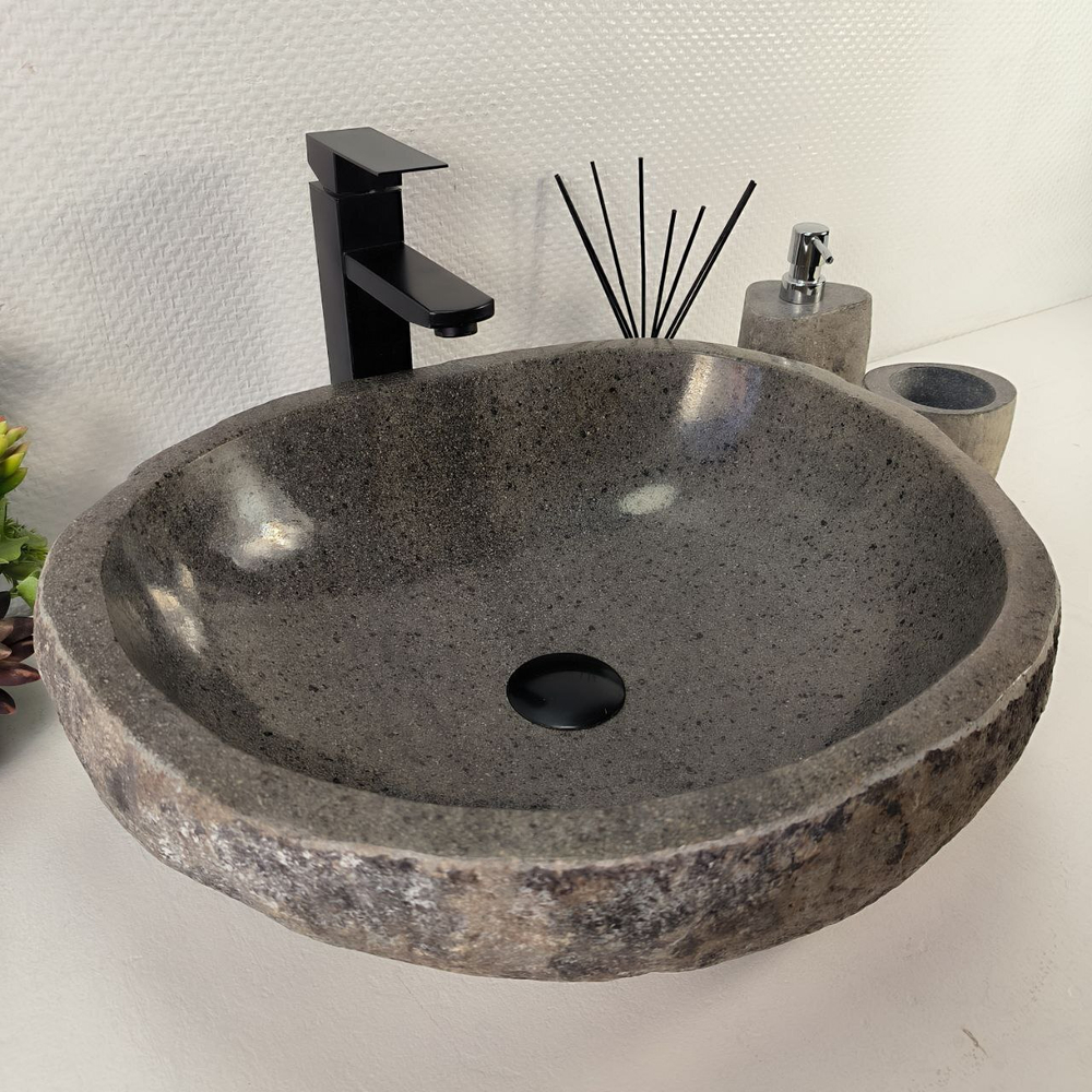 Раковина из речного камня RS-65394 51*43*15 0857