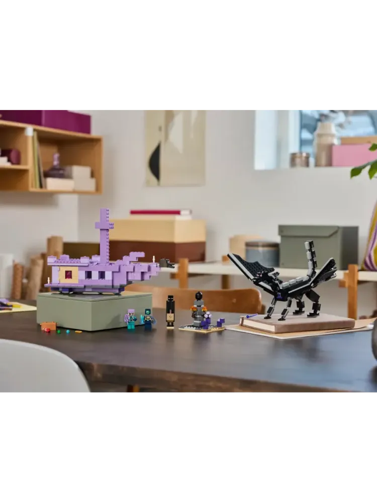 Конструктор Minecraft 21264 Дракон и Корабль Края