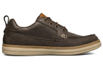 Skechers Casual Leather Shoes Men"s Low top Chocolate
