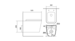 SET AQUATEK ЛИБРА N KDI15(рама AQUATEK Standard INS-0000012 с клавишей KDI-0000015 и крепежом KKI-0000002+унитаз ЛИБРА N AQ0530N-00 с тонким сиденьем sc