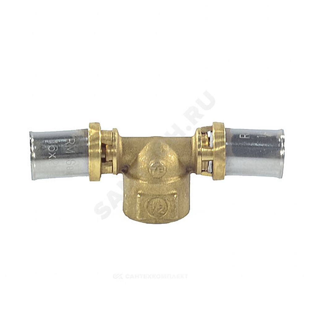 Тройник для МП/PE-X труб латунь пресс Дн 32х3/4"х32 ВР RM154 Giacomini RM154Y050