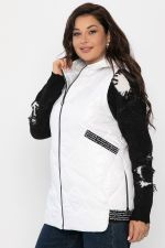Жилет утепленный Дана Мур (белый) Б14308-18М LT Collection