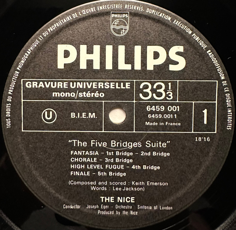 The Nice - Five Bridges (Франция 1970г.)