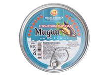 Мидии чилийские в томатном маринаде, 200г