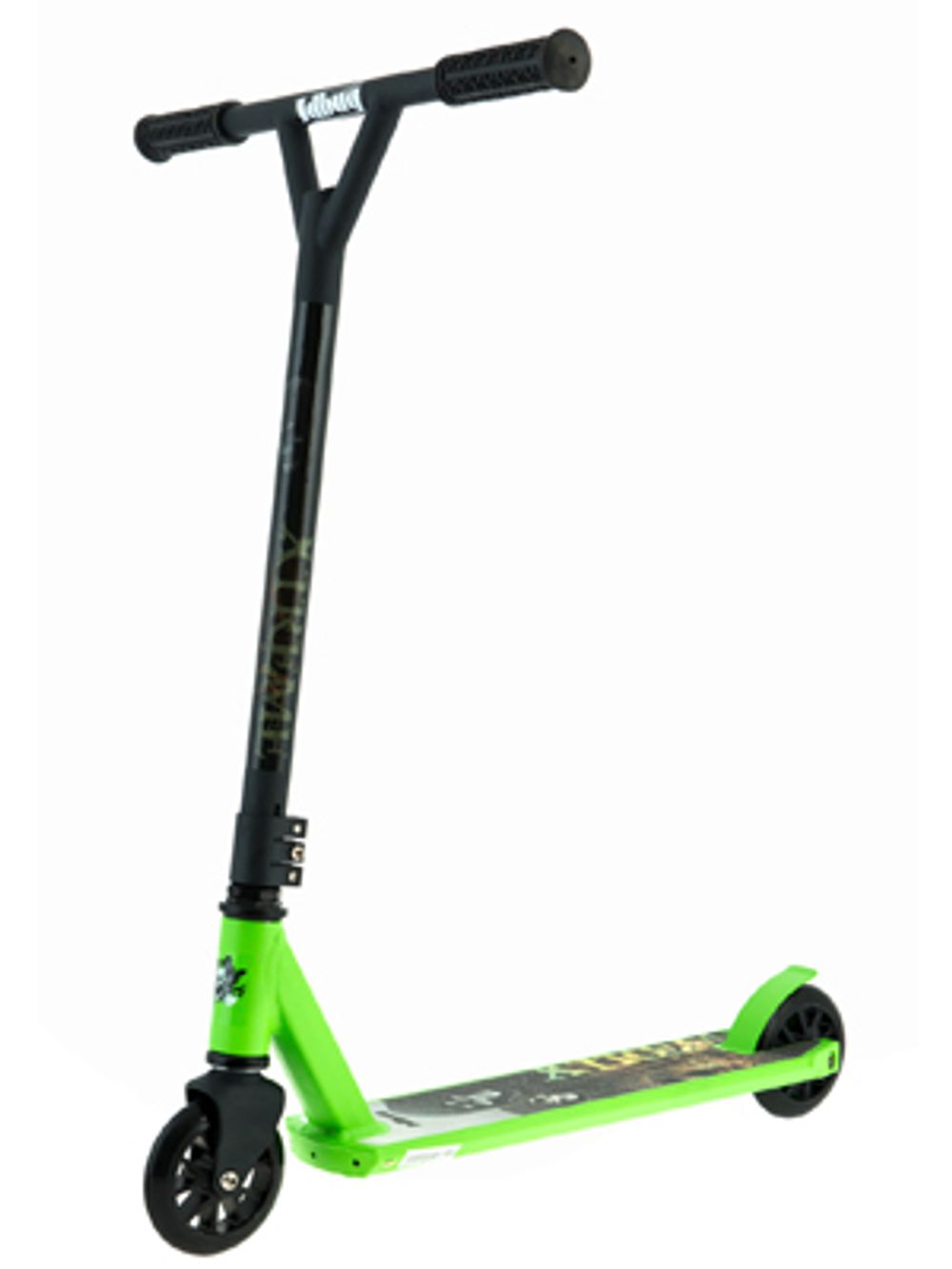 Трюковой самокат JDBug MS 119Y, зеленый